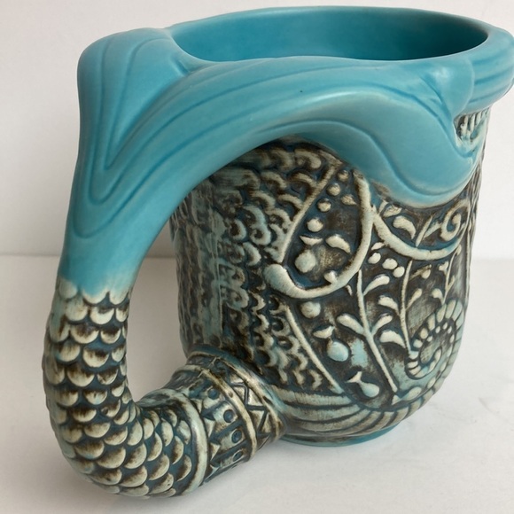 Disney Parks NWT Little Mermaid Tail Sculpted Nautical Mug Cup Princess Ariel - Picture 12 of 16